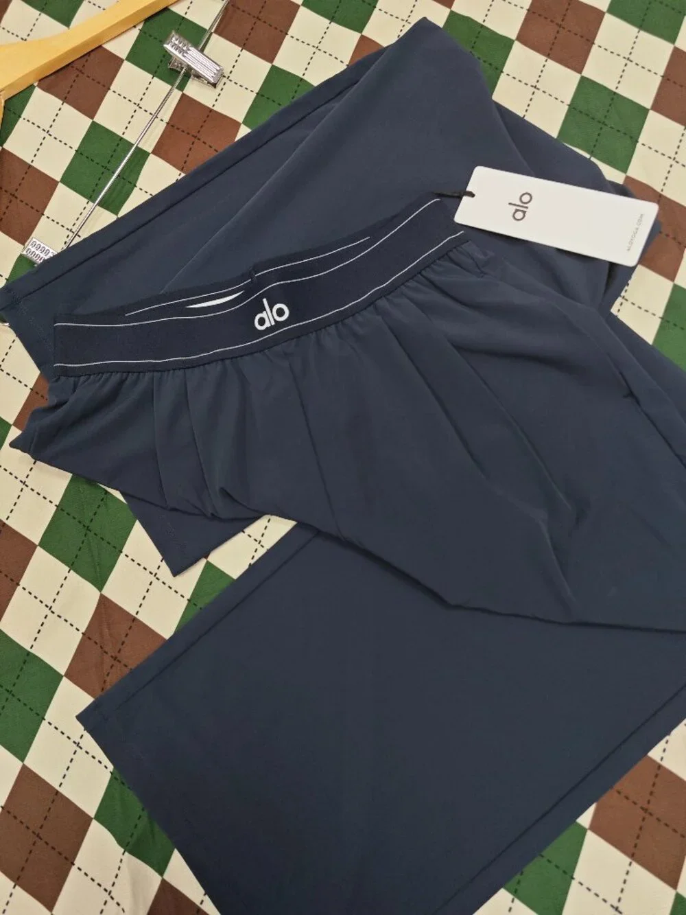 Navy Blue💙ALO Yoga Women's Suit Up Trouser💛Elevated Everyday Pants (Regular)